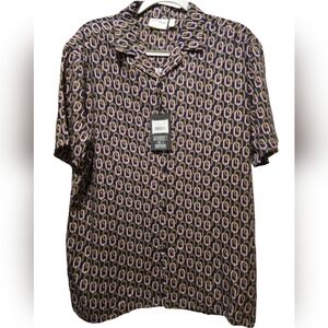 Level Ten Short Sleeve Casual button-down shirt for men size M